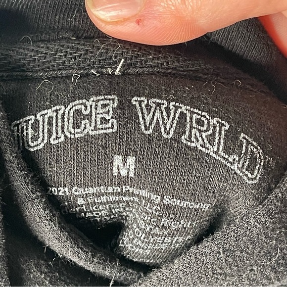 JUICE WRLD ROAMING MY MIND HOODIE SIZE MEDIUM - Picture 6 of 9